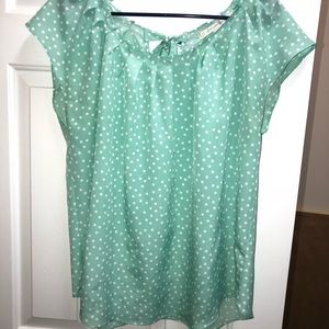 LC Lauren Conrad pleated blouse